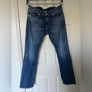 Men's True Religion Straight Flap Tru Indigo Big T